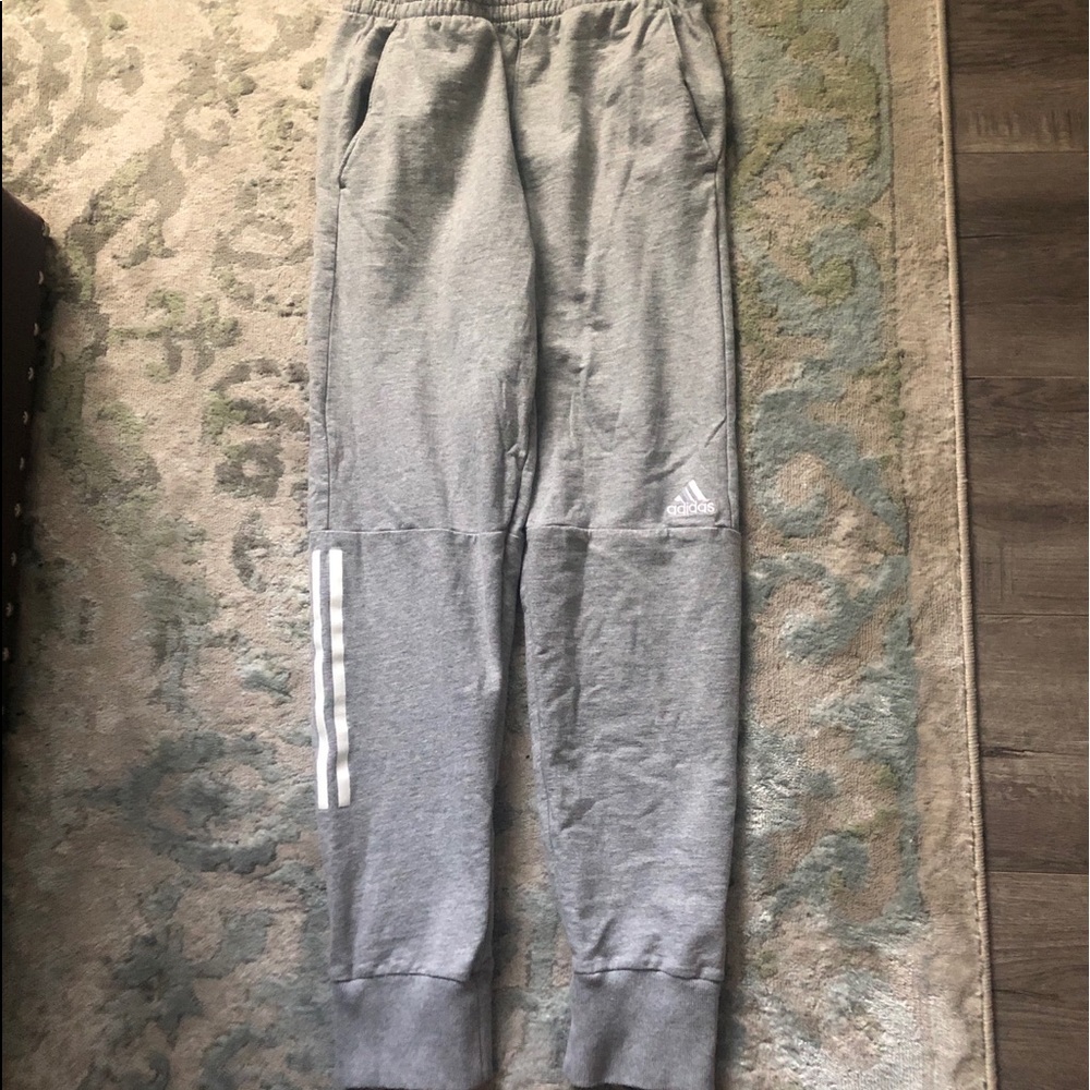 Light Gray Adidas joggers pants